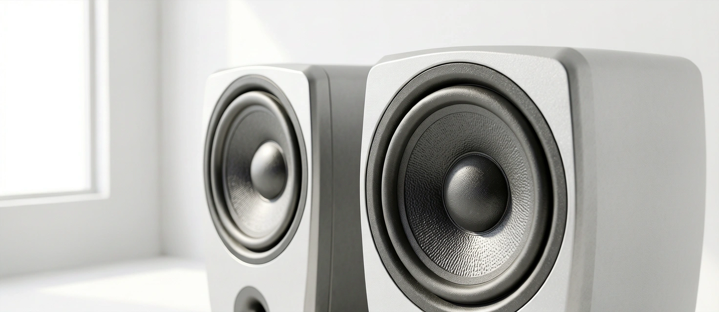 Echipament de sunet profesional simbolizând calitatea auditivă